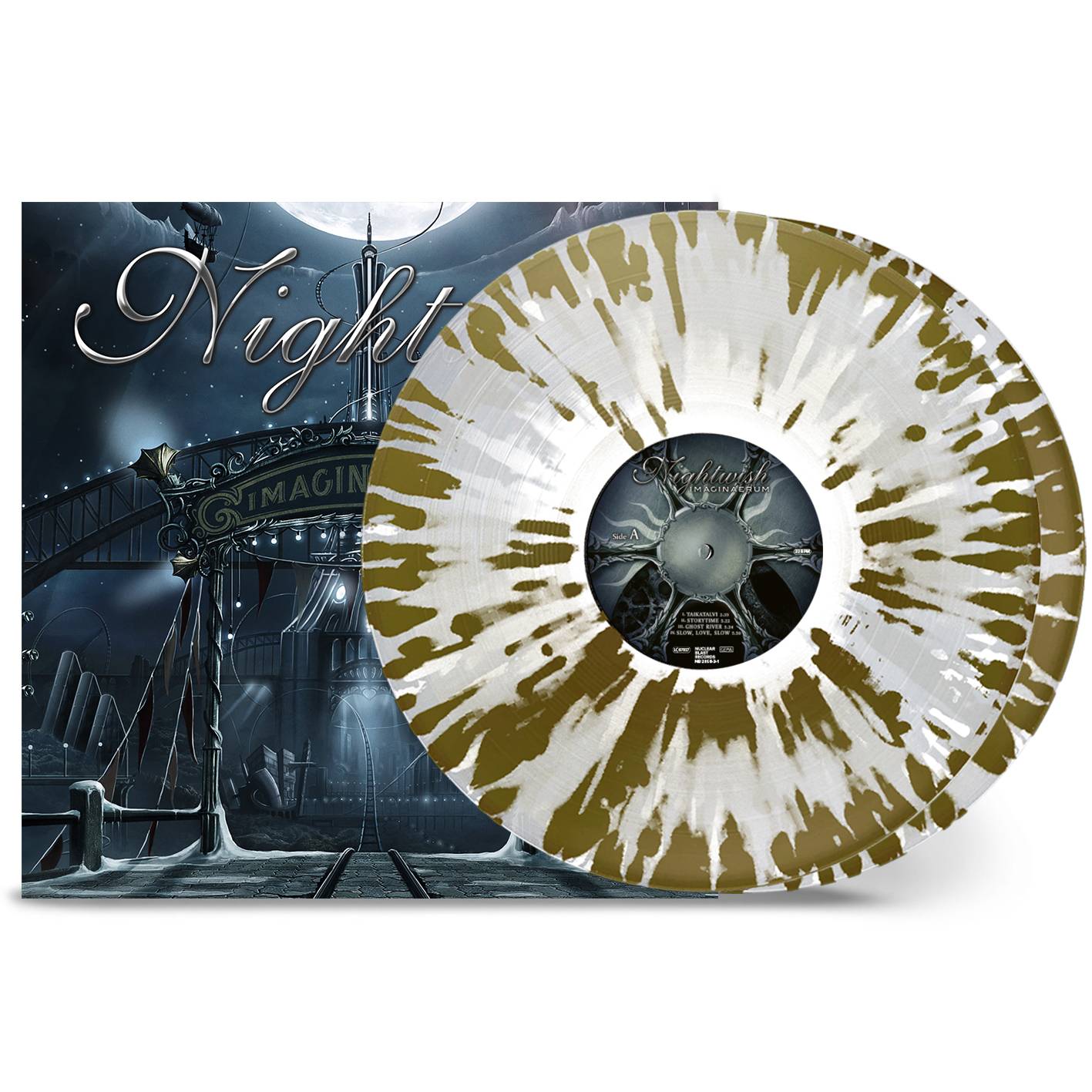 Nightwish - Imaginaerum 2LP (Clear White Gold Splatter Vinyl).jpg