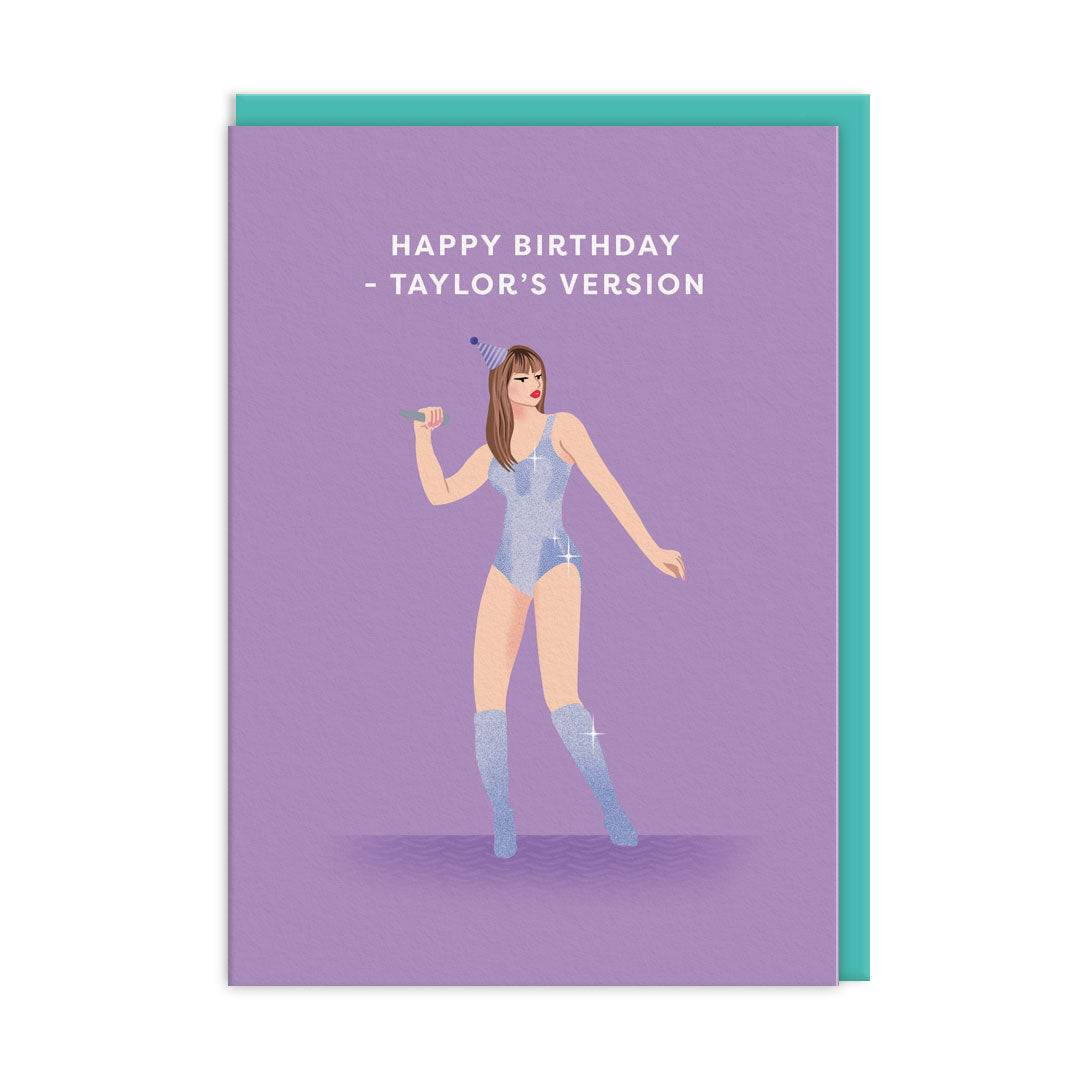 Taylor Swift Happy Birthday Card by Ohh Deer