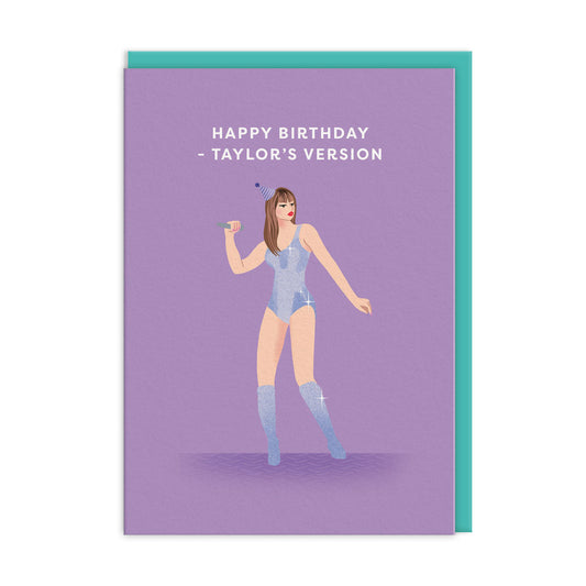 Taylor Swift Happy Birthday Card by Ohh Deer