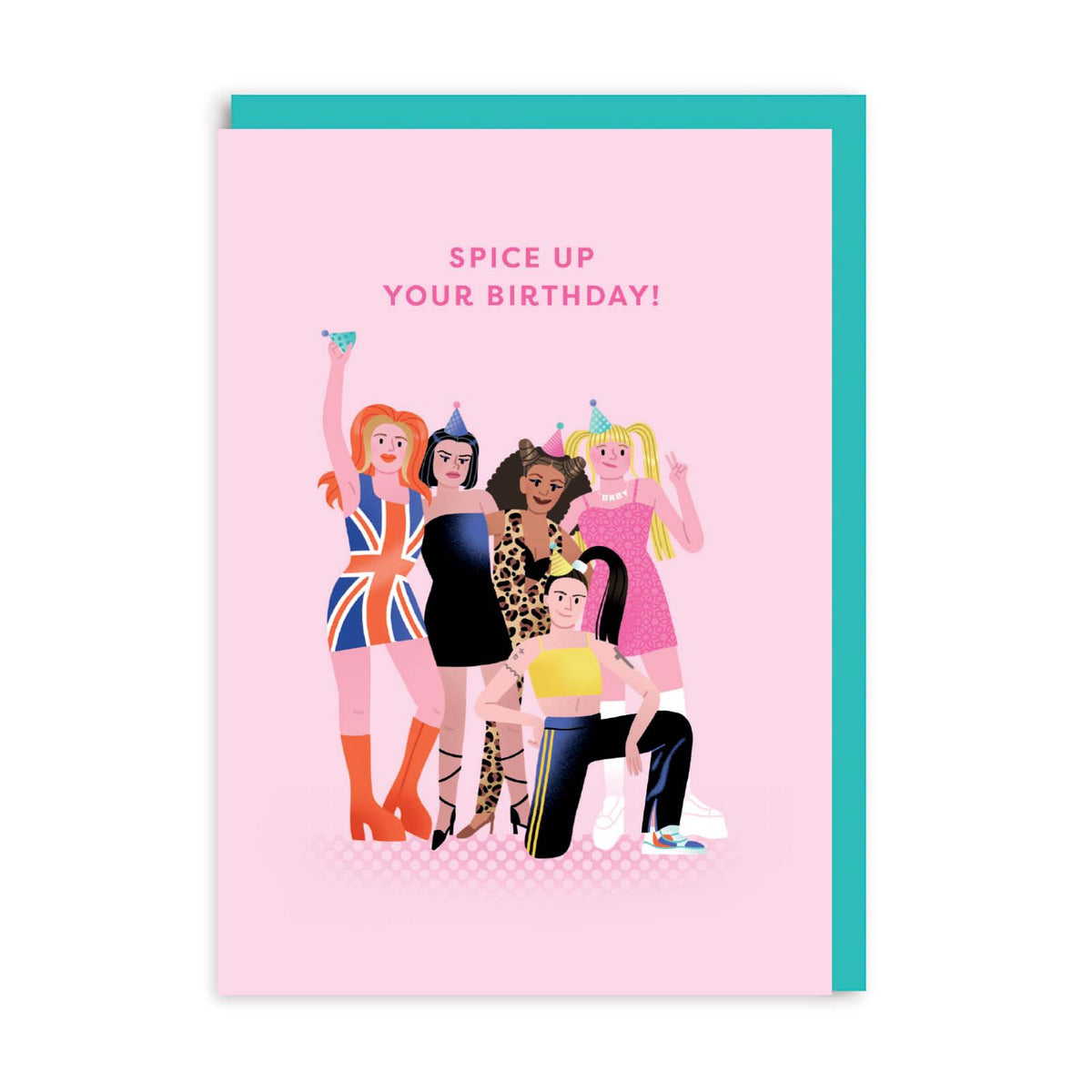 Spice Girls Birthday Card by Ohh Deer