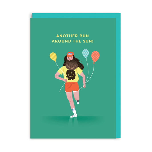 Forrest Gump Run Around The Sun Birthday Card by Ohh Deer