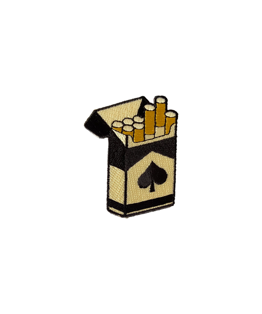Oxford Pennant - Pack of Cigarettes Embroidered Patch Product Image