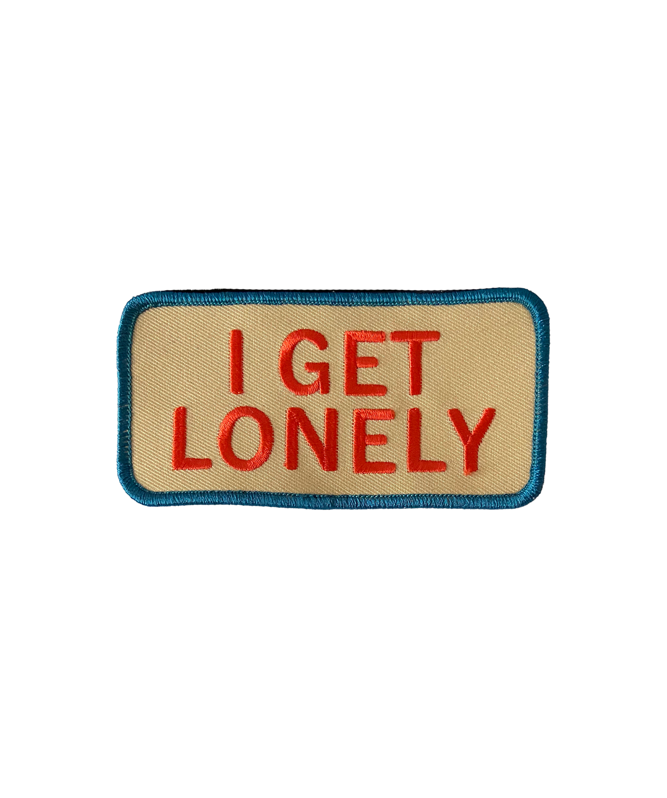 Oxford Pennant - I Get Lonely Embroidered Patch Product Image