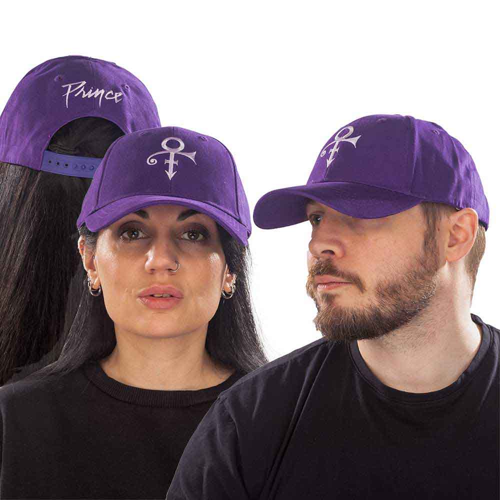 Prince - Unisex Baseball Cap: White Symbol Product Image