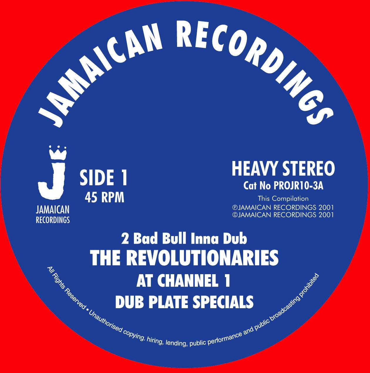 At Channel 1 Dub Plate Specials