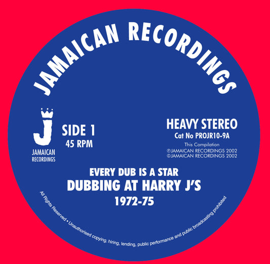 Every Dub Is A Star - Dubbing At Harry Js 1972-75