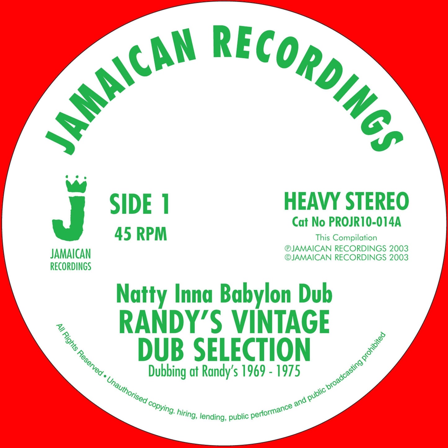 Natty Inna Babylon Dub / Dub Feeling, Its A Dubbing Lie