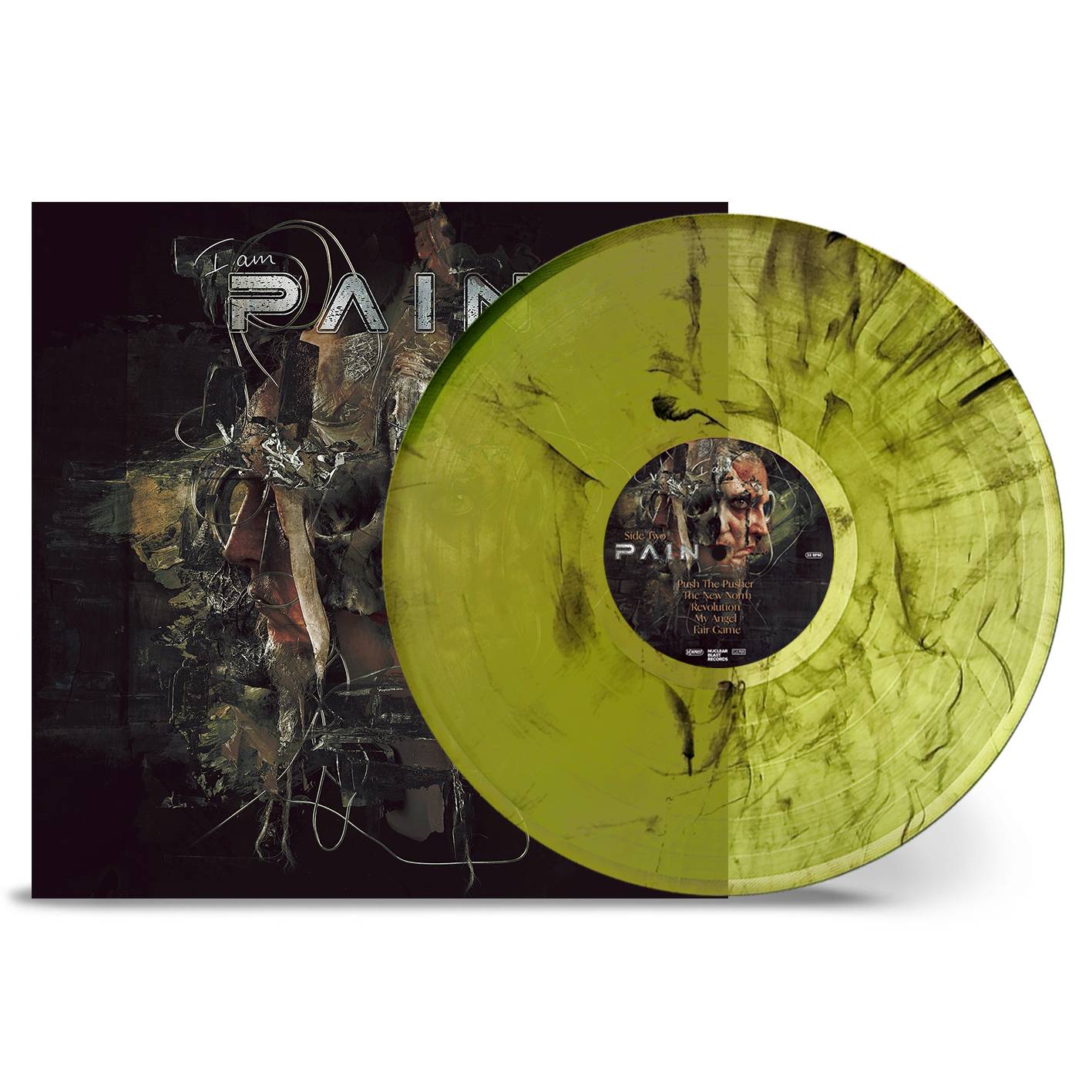 Pain - I Am LP (Green Black Smoke).jpg