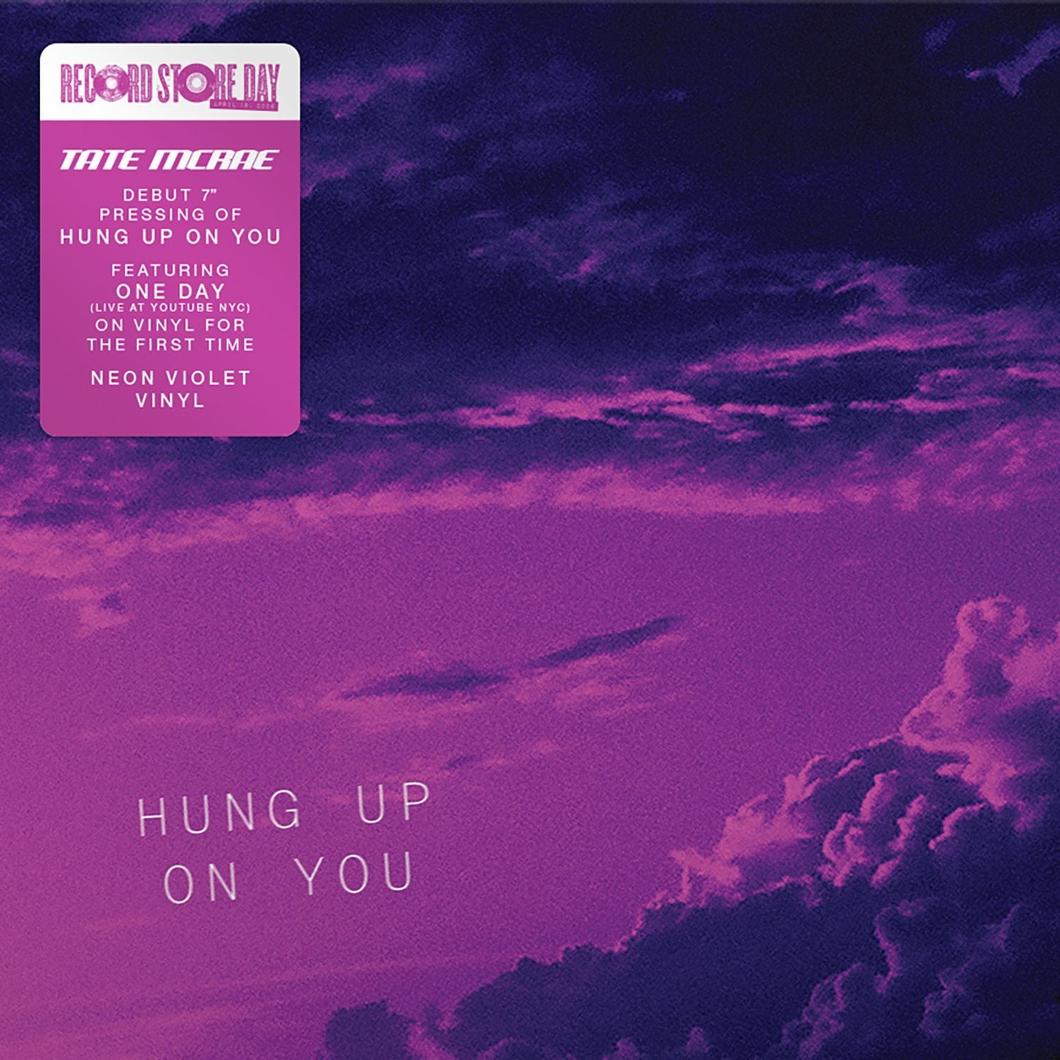 Tate McRae - Hung Up On You - RSD 2026 Product Image