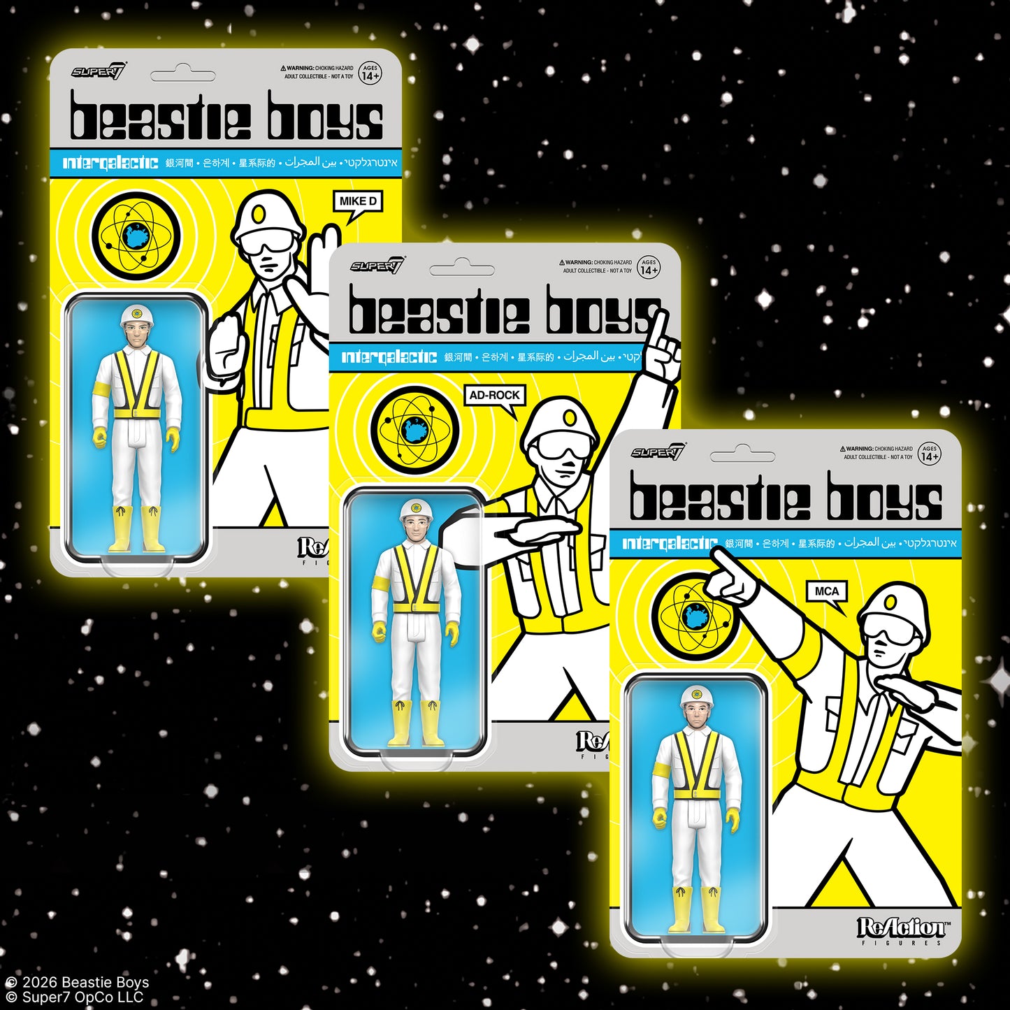 Beastie Boys ReAction Figures Wave 04
