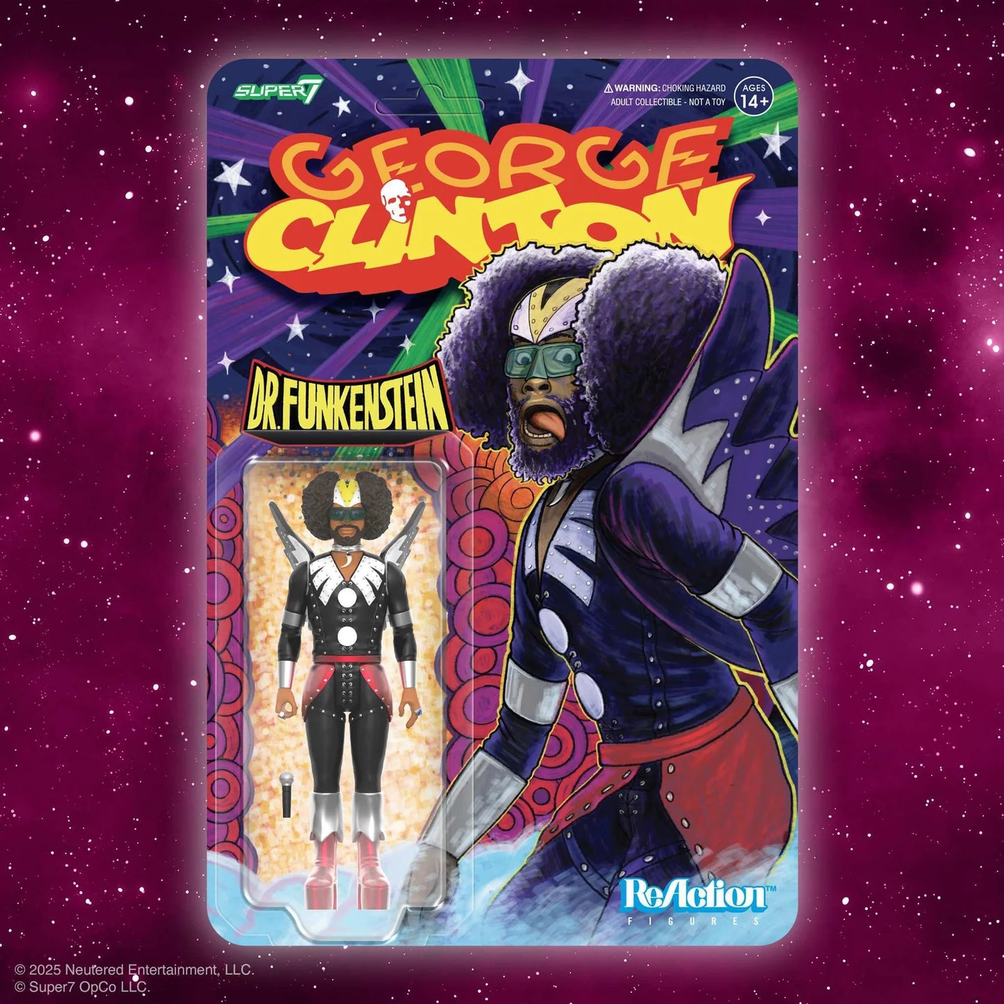 George Clinton (Dr. Funkenstein) Reaction Figures Wave 01