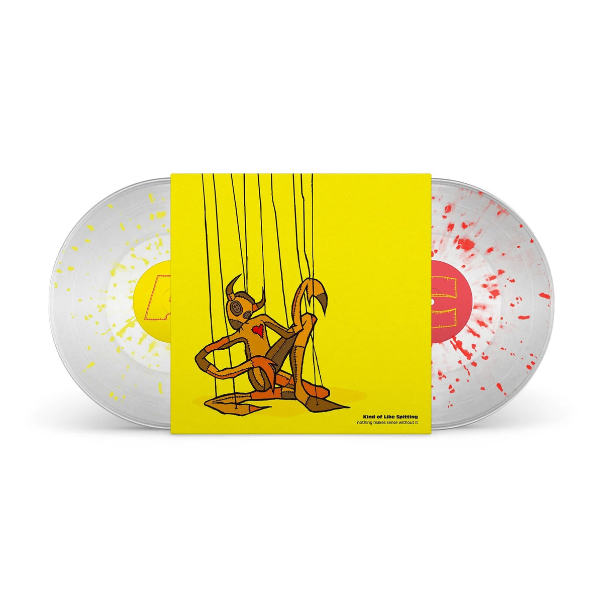 Kind Of Like Spitting - Nothing Makes Sense Without It 2LP - Red Splatter / Yellow Splatter packshot