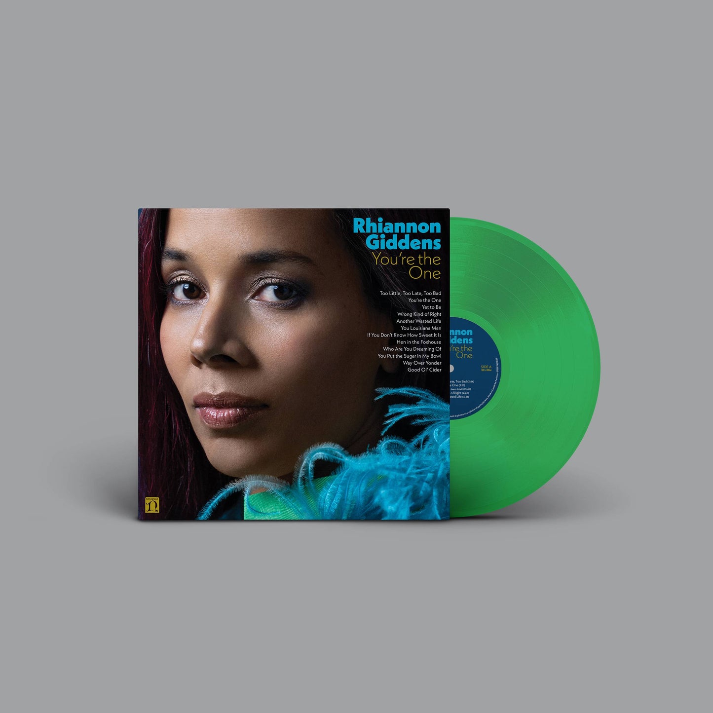 RHIANNON GIDDENS You're the One LP mockup_EMERALD (TRANSLUCENT).jpg
