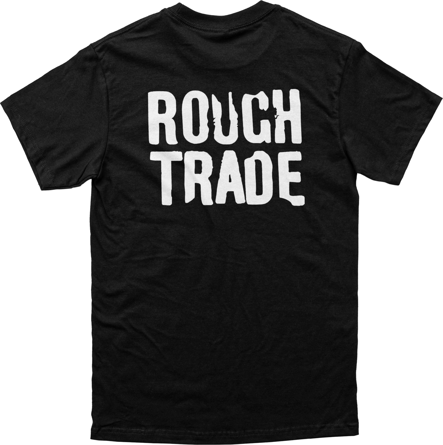 Rough Trade 'Classic' logo - Kids T-Shirt - Black