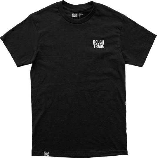Rough Trade 'Classic' logo - T-Shirt - Black