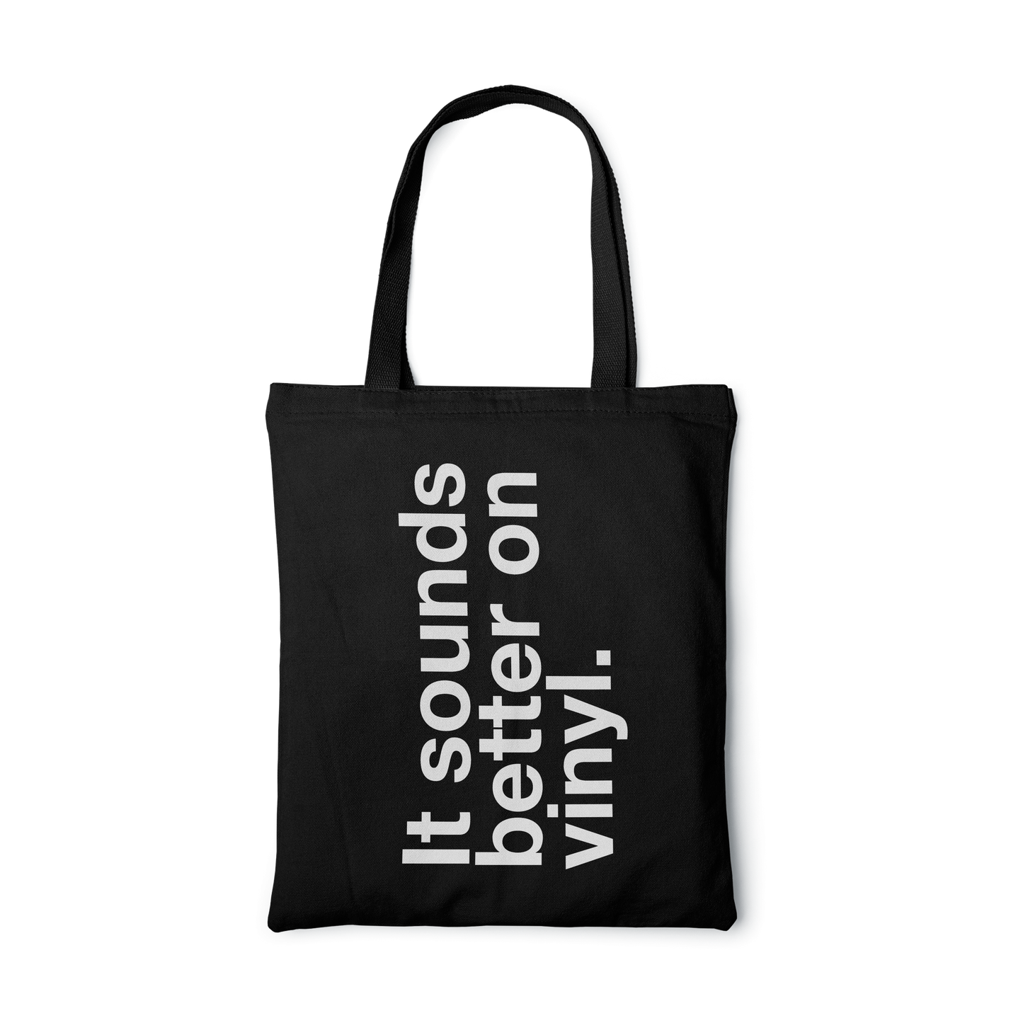It sounds better on vinyl - Tote Bag