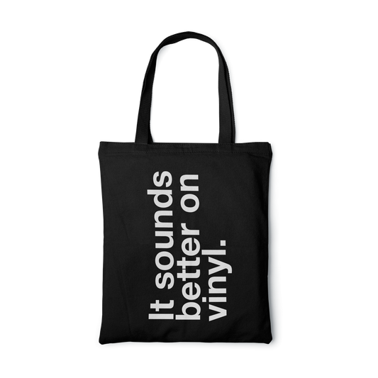 It sounds better on vinyl - Tote Bag