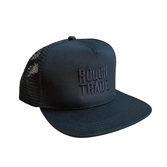 Rough Trade Embroidered Logo Trucker Cap - Black