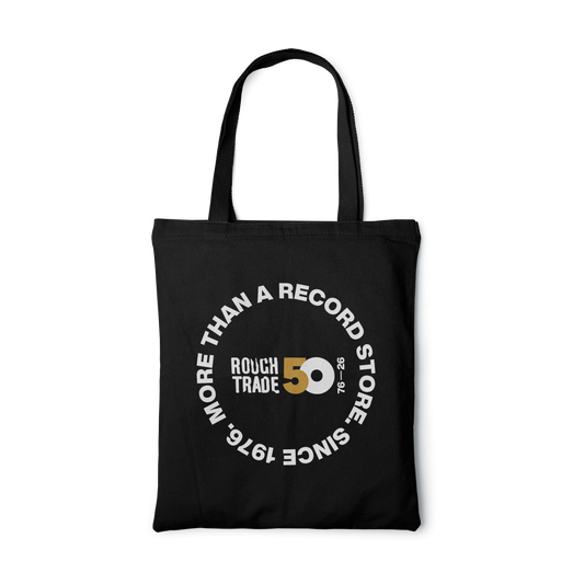 Rough Trade '50th' logo - Tote Bag - Black