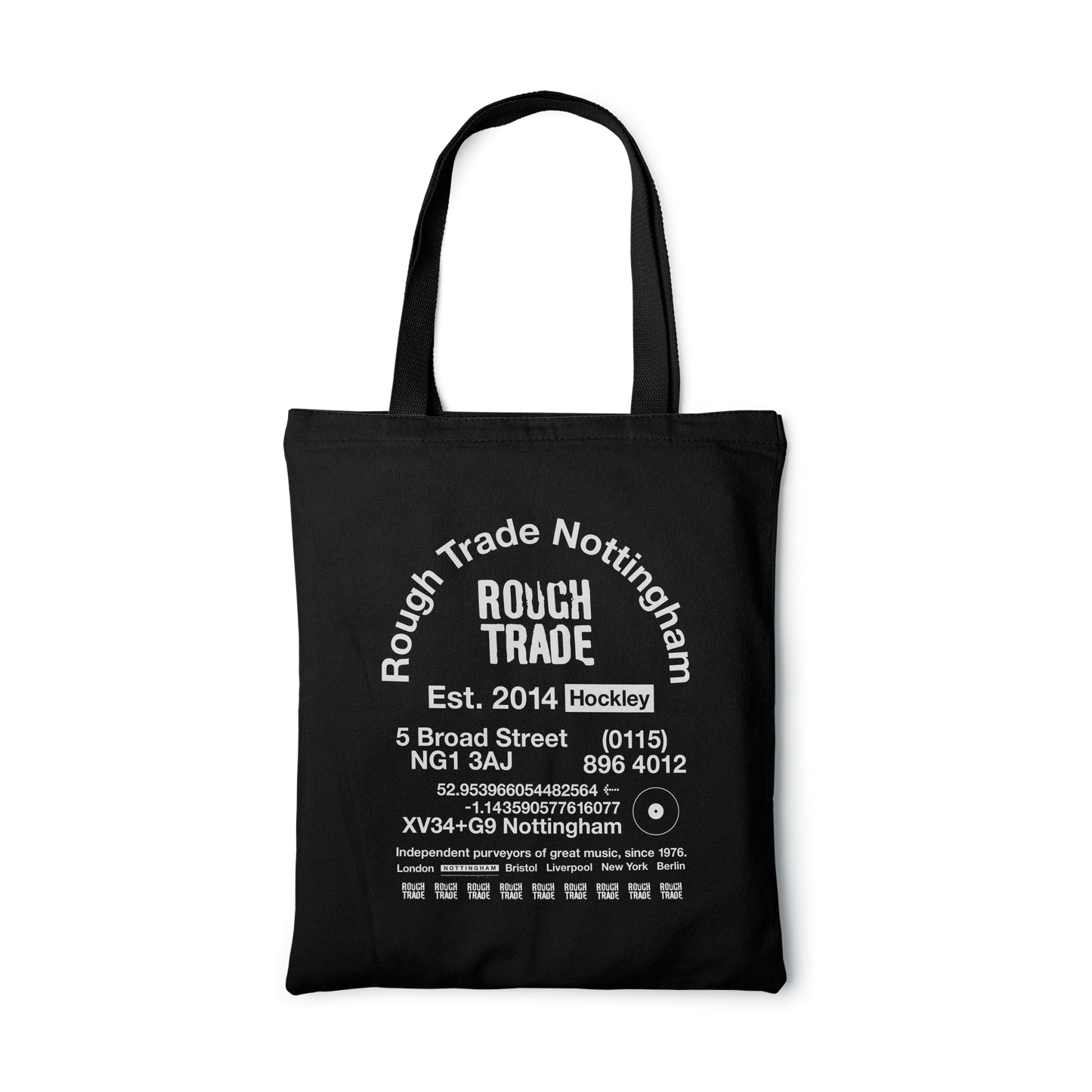 Rough Trade Nottingham 10th Anniversary Tote