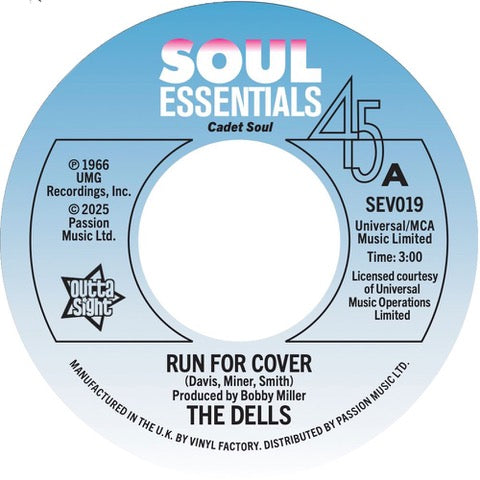 The Dells - Run For Cover / Wear It On Our Face Product Image