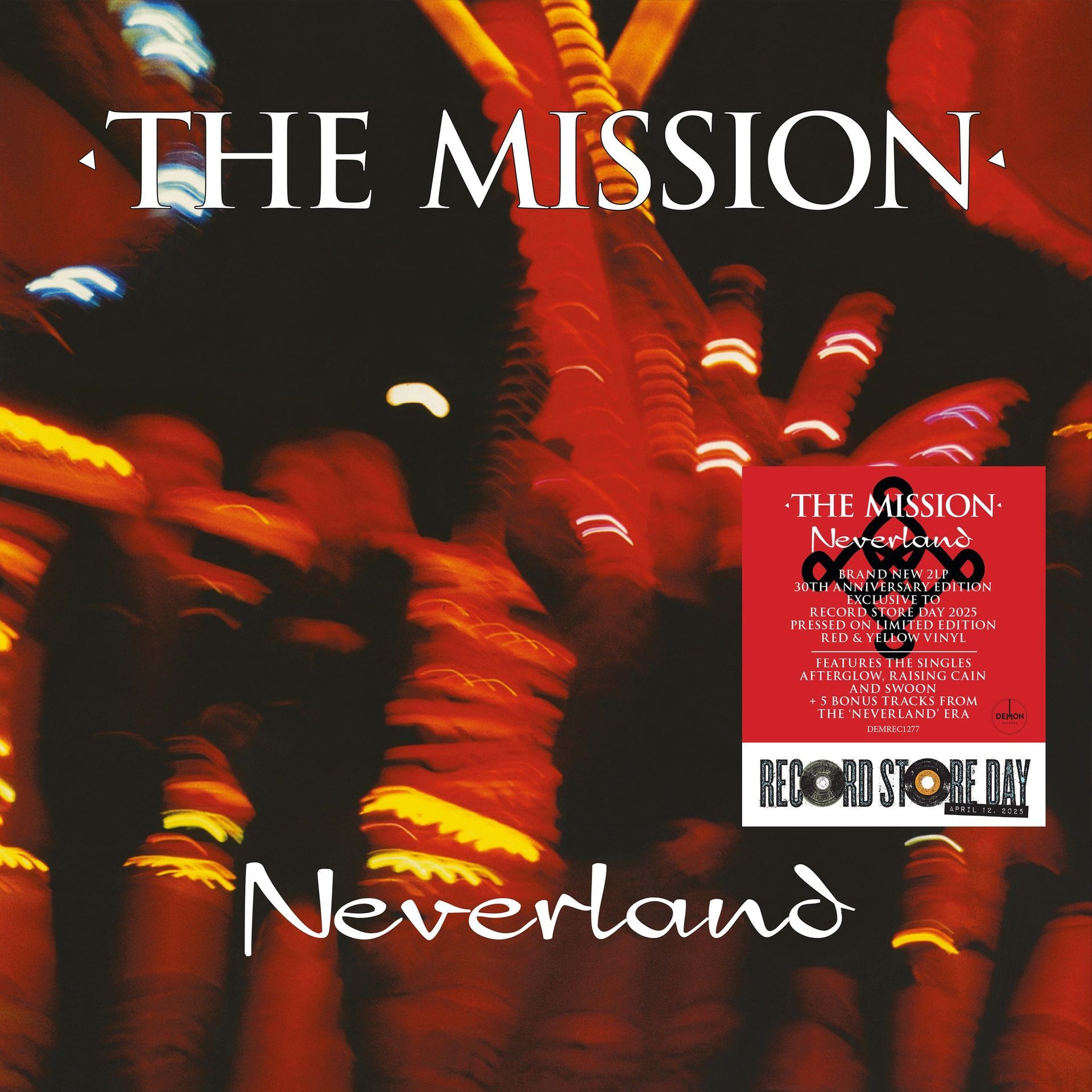 Mission - Neverland (30th Anniversary) (Translucent Red and Translucent Yellow Vinyl) Product Image