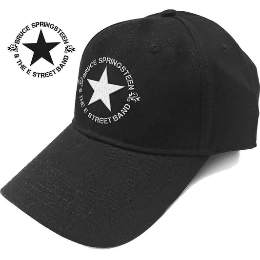 Bruce Springsteen - Unisex Baseball Cap: Circle Star Logo Product Image