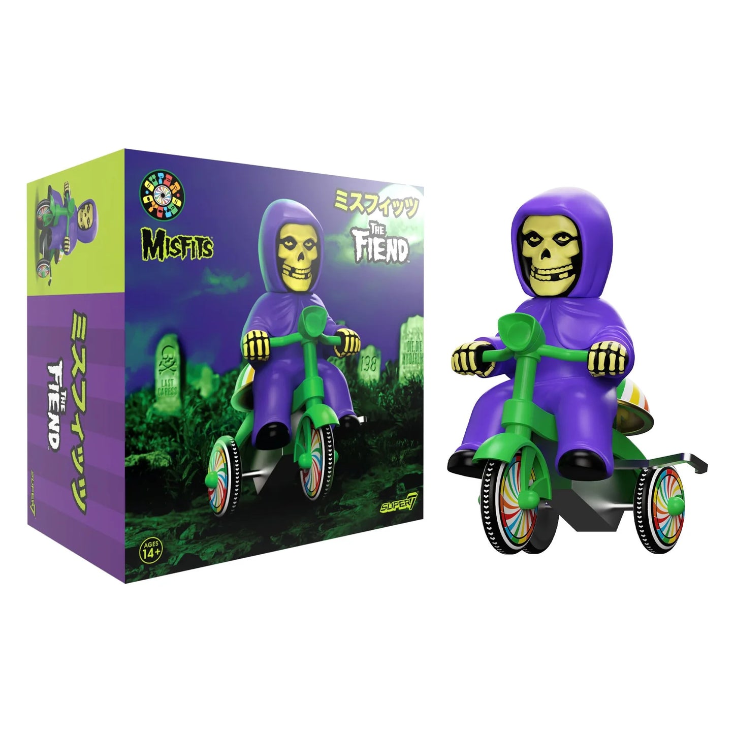 Misfits Super Cycles Fiend (Purple W/ Green Trike)