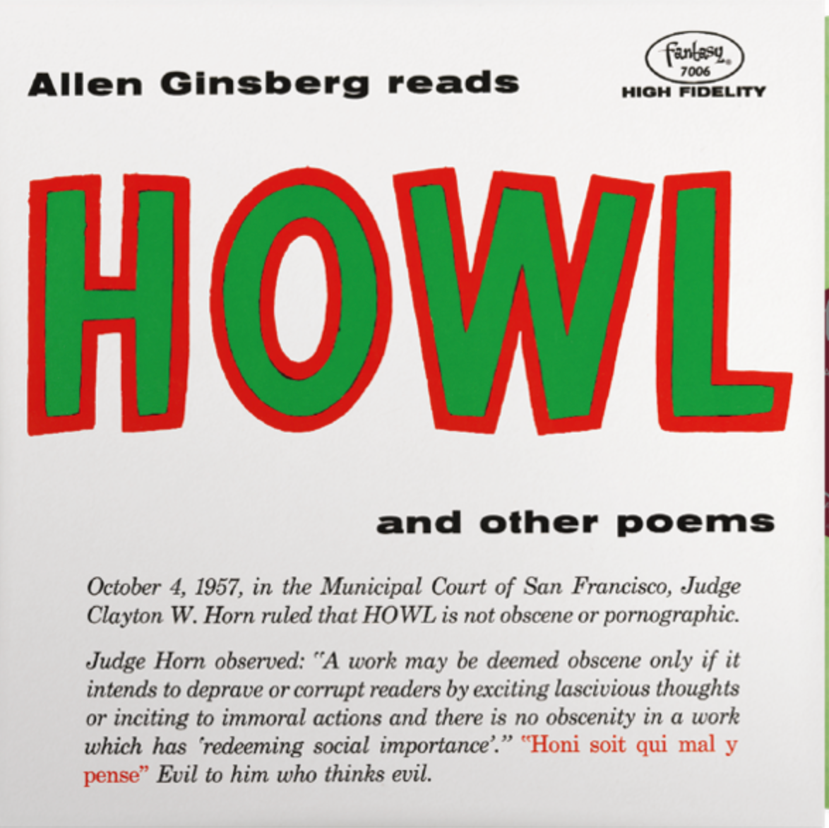 Howl and Other Poems
