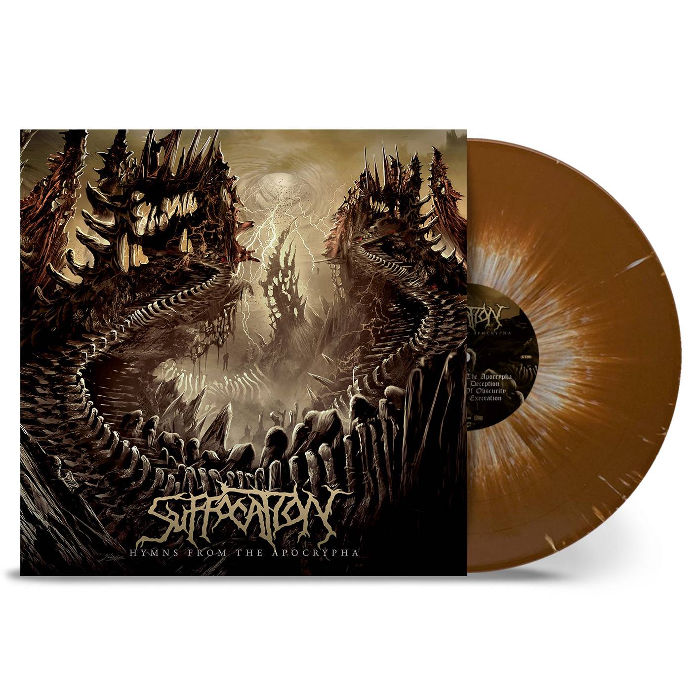 Suffocation - Hymns From The Apocrypha LP (Brown White Splatter Vinyl).jpg