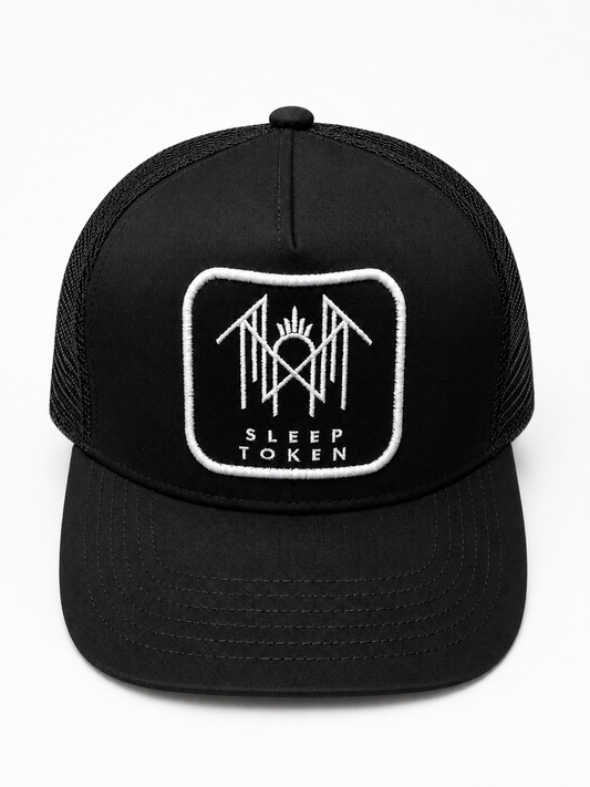 Sleep Token - Embroidery Patch Trucker Hat Black Product Image