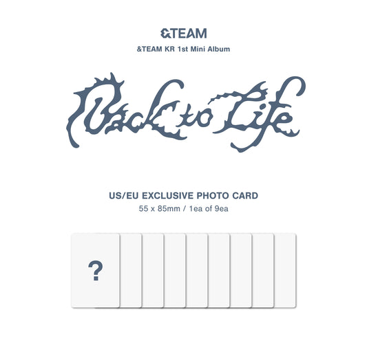 &Team KR 1st Mini Album Back to Life