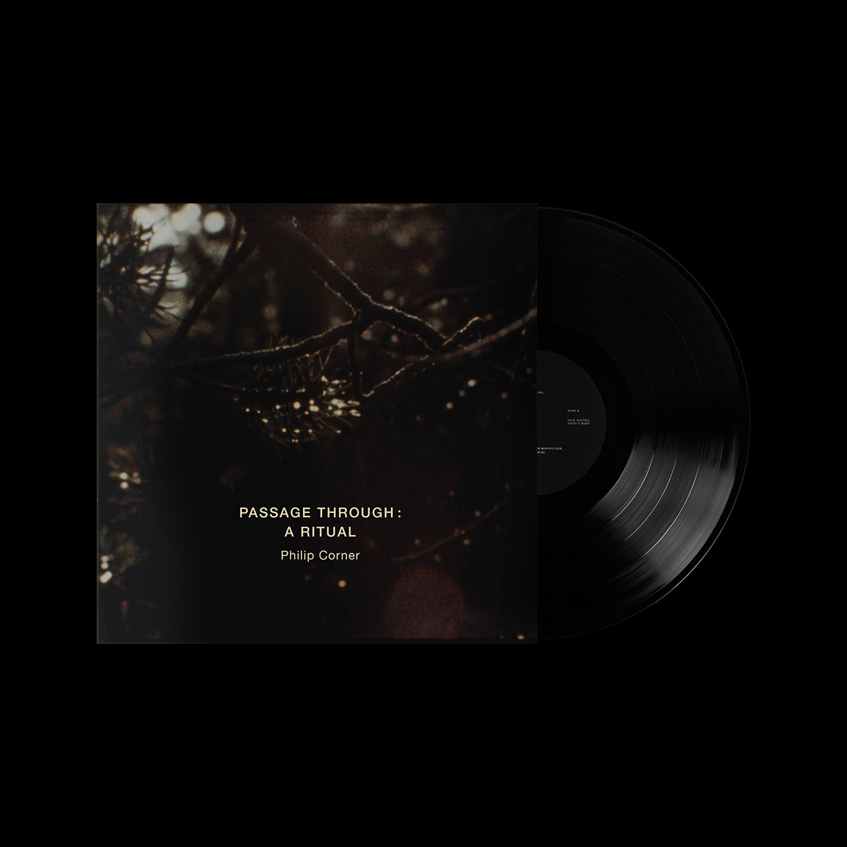 Philip Corner - Passage Through: A Ritual black vinyl packshot