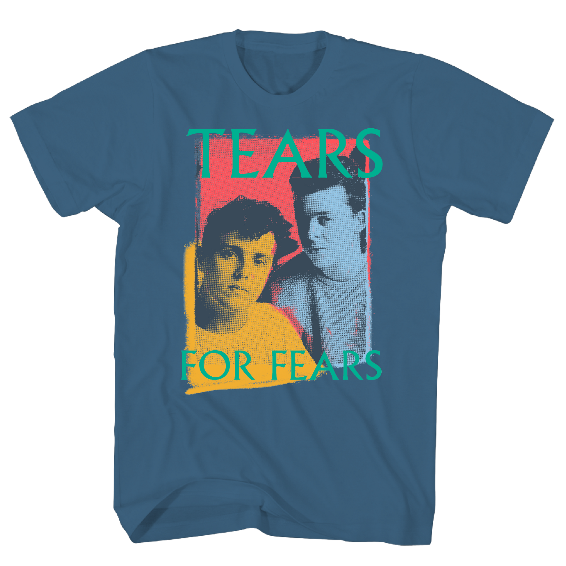 Tears For - Fears Photo Tshirt Blue Product Image