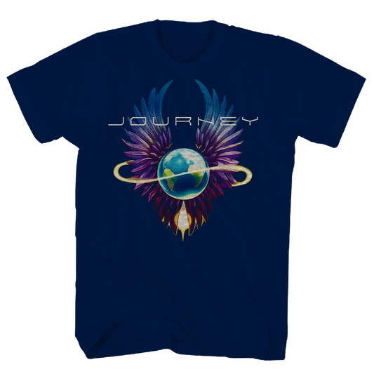 Journey Infinity - Wings Tshirt Blue Product Image