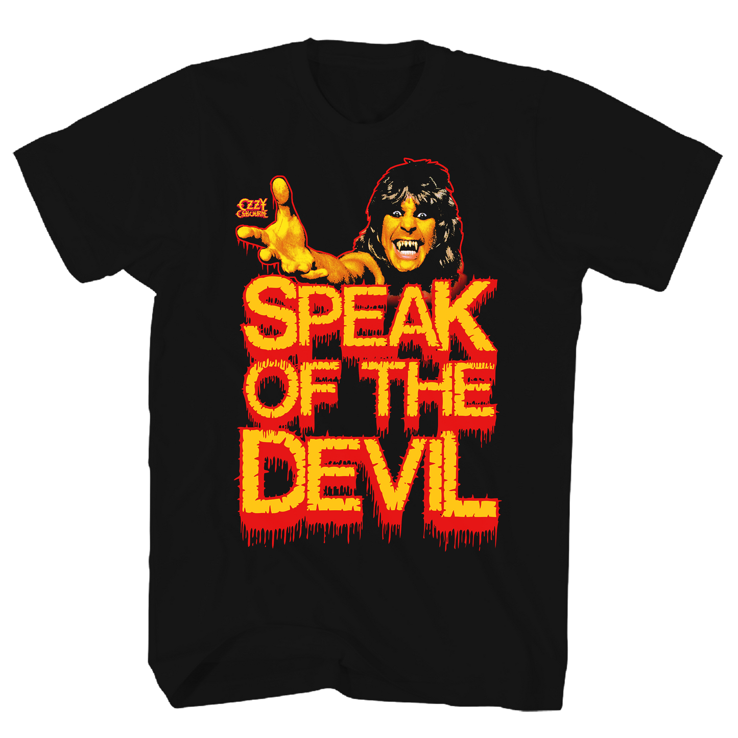 Ozzy Osborne - Speak Of The Devil Tshirt Black Product Image