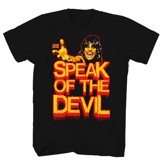 Ozzy Osborne - Speak Of The Devil Tshirt Black Product Image