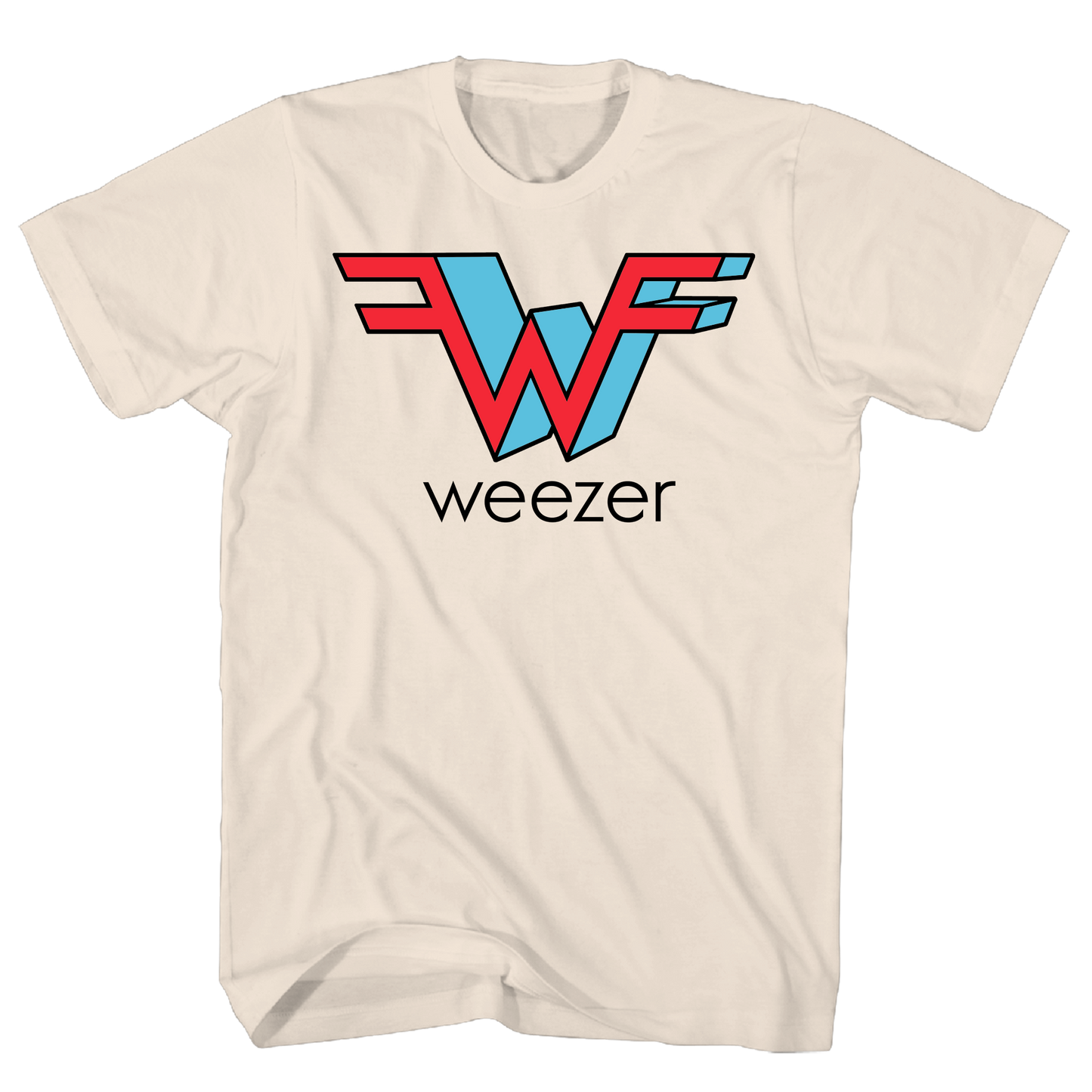Weezer Weezer - Logo Tshirt Natural Product Image