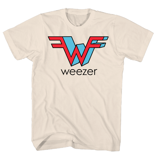 Weezer Weezer - Logo Tshirt Natural Product Image