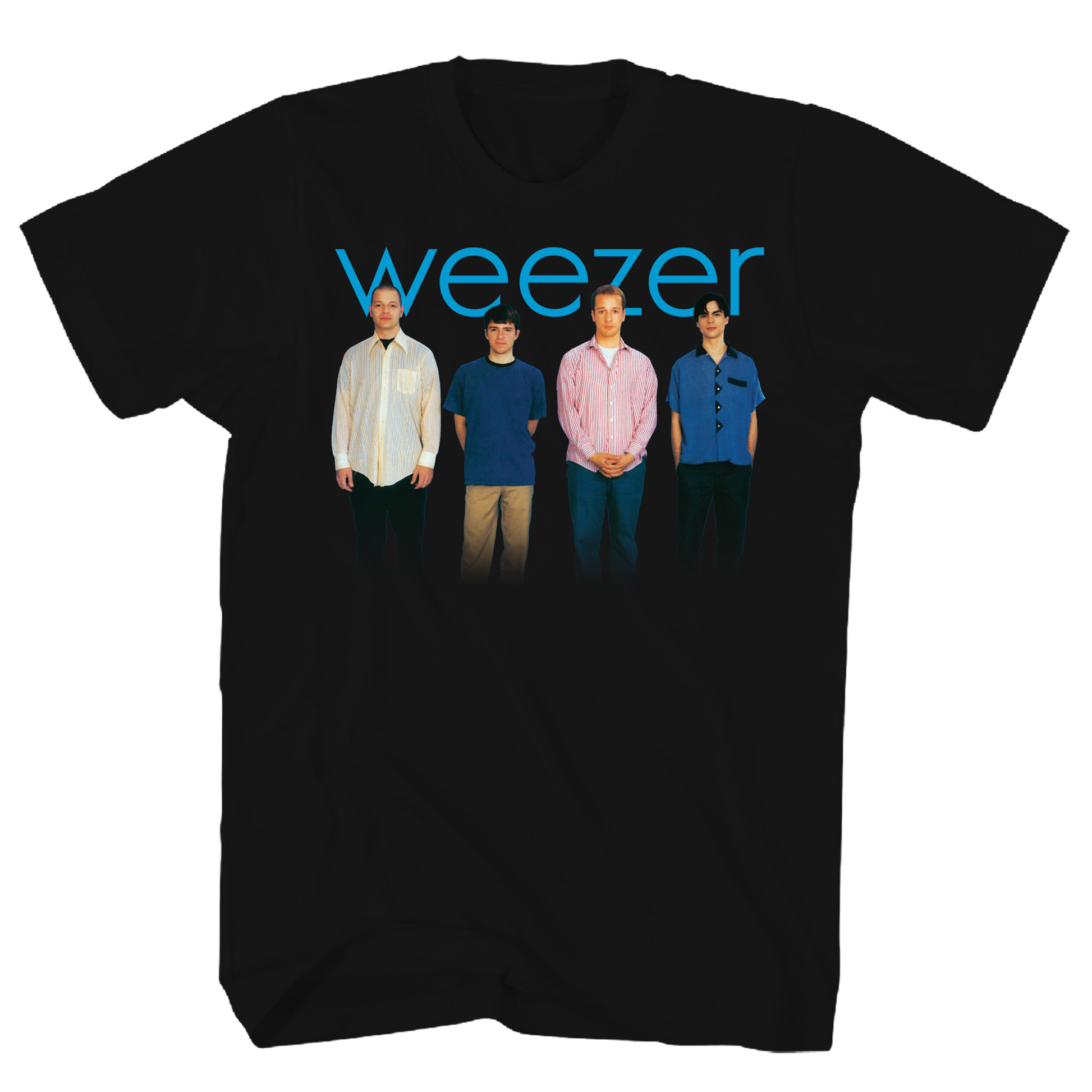 Weezer Blue - Album Cover Tshirt Black Product Image
