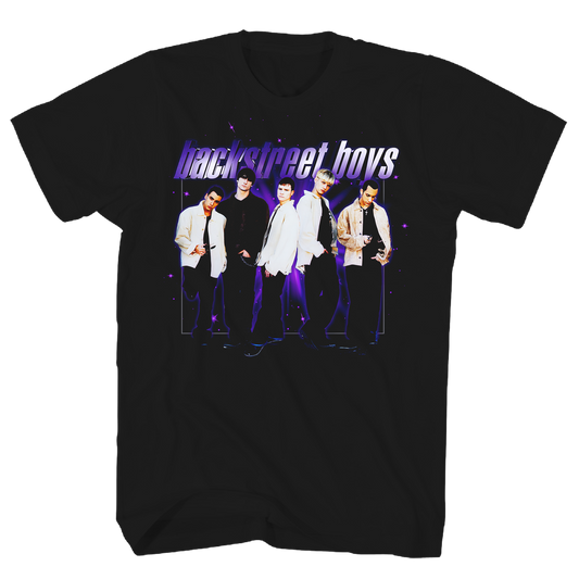 Backstreet Boys - Galaxy Photo T Shirt Black Product Image