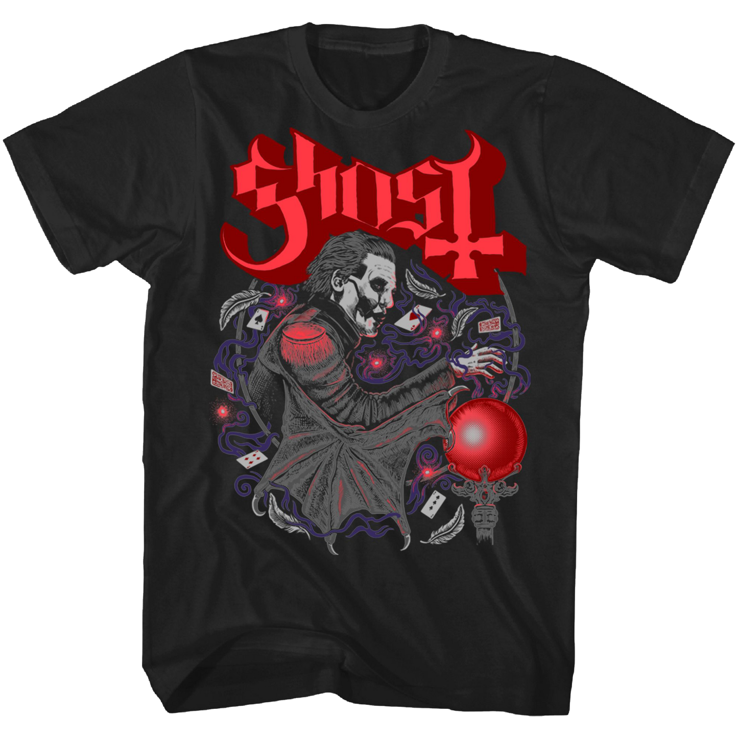 Ghost - Copia Magic Cards Tshirt Black Product Image