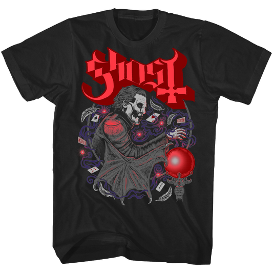 Ghost - Copia Magic Cards Tshirt Black Product Image