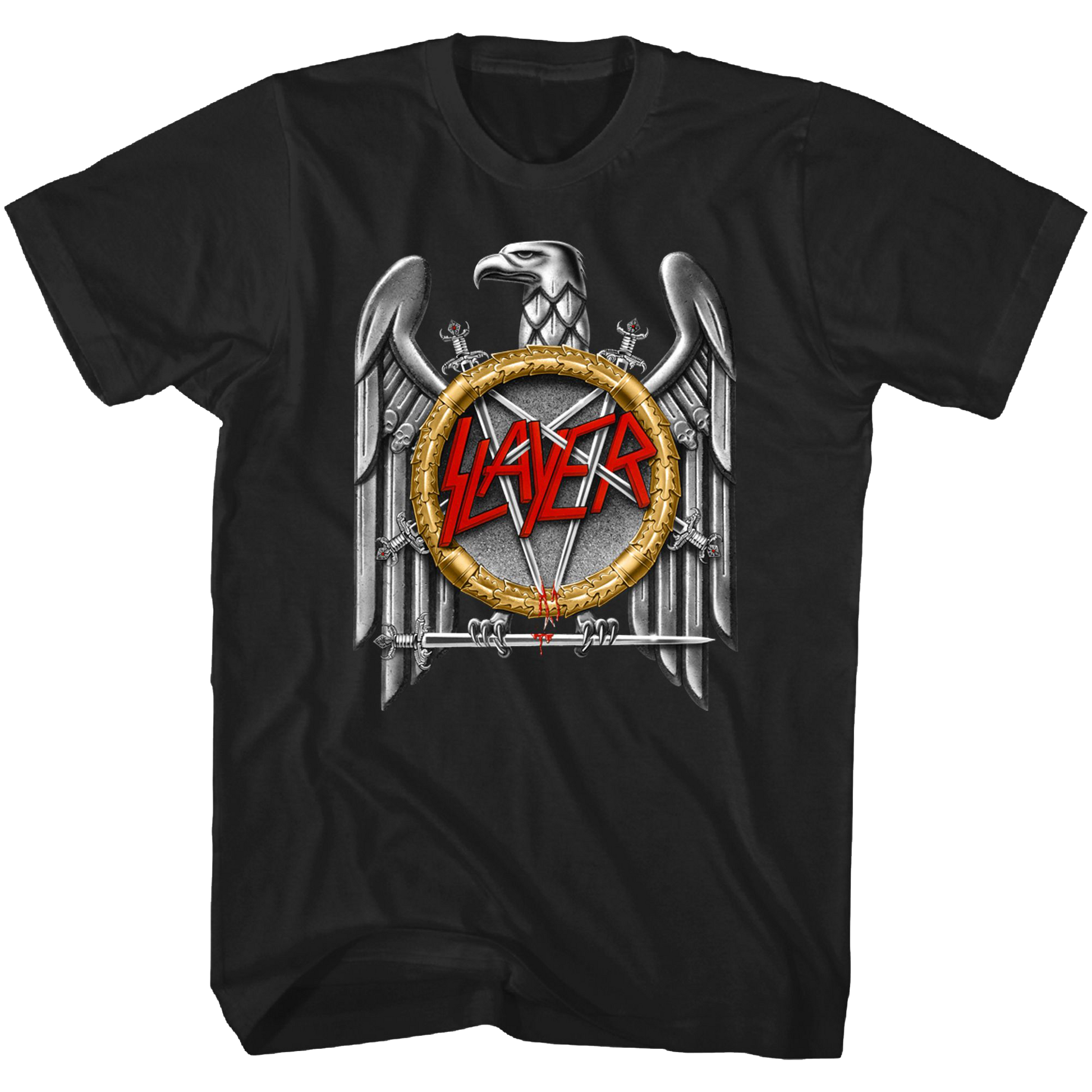 Slayer - Silver Eagle Tshirt Black Product Image
