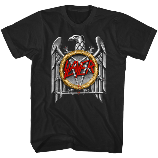 Slayer - Silver Eagle Tshirt Black Product Image