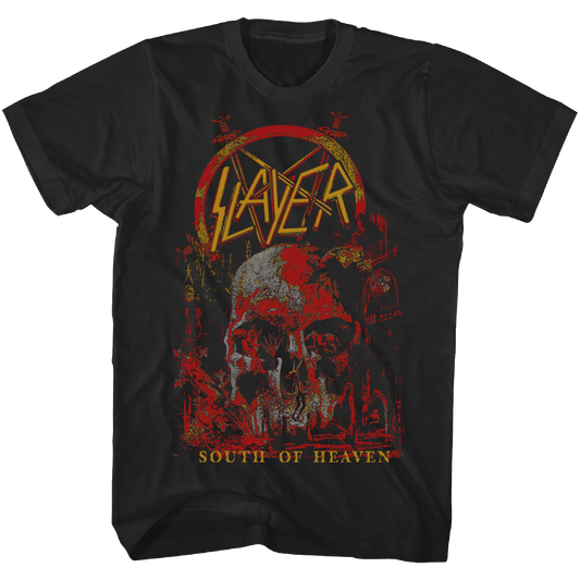 Slayer - South Of Heaven Tshirt Black Product Image