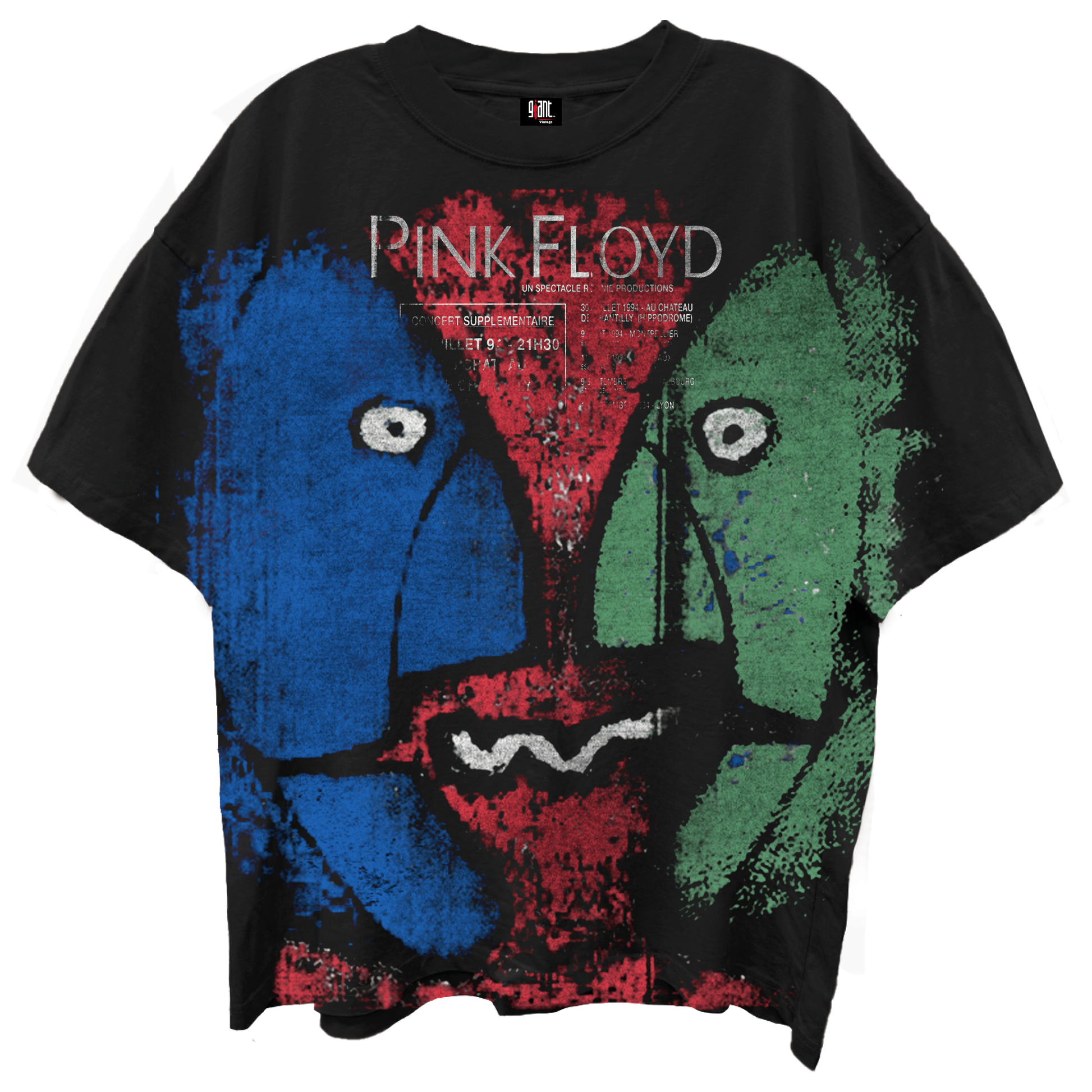 Pink Floyd - Division Bell Giant Vintage Tsh Black Product Image