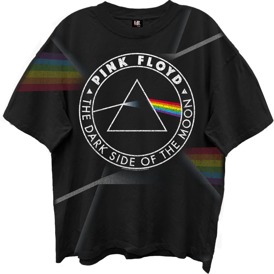 Pink Floyd - Dark Side Giant Vintage Tshirt Black Product Image
