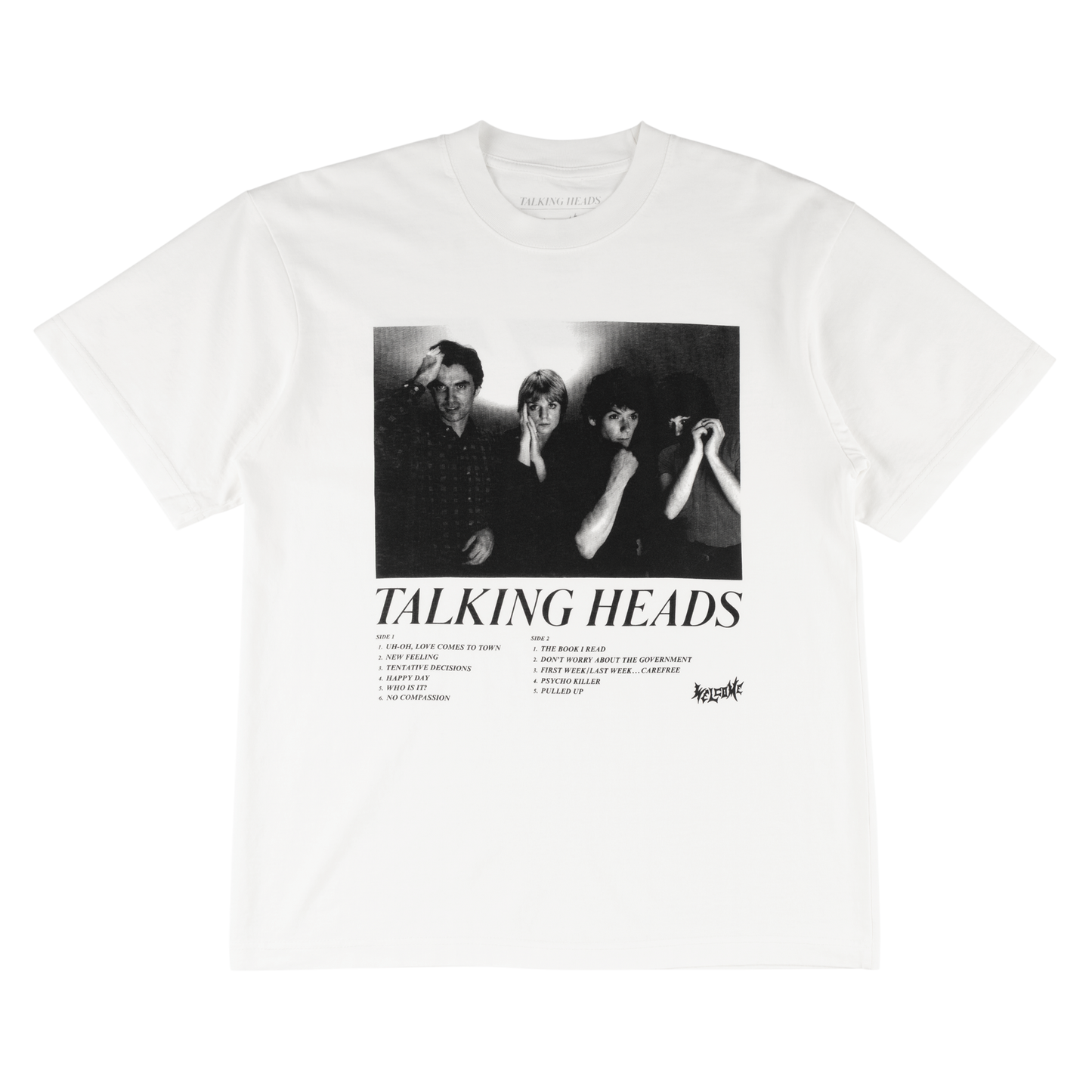 Talking Heads x Welcome - Track List - T-Shirt - White