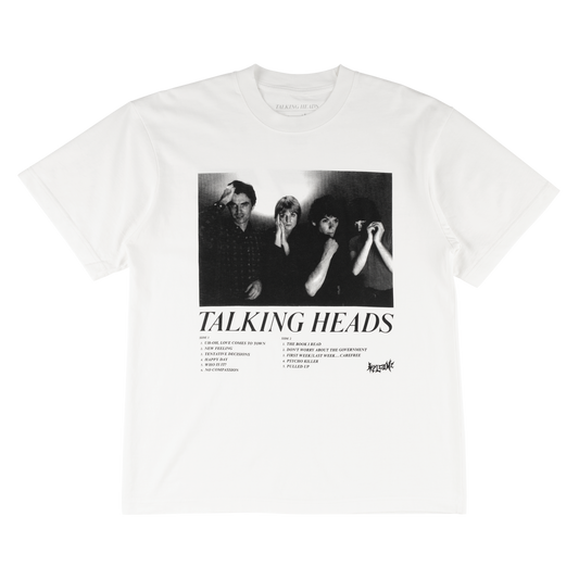 Talking Heads x Welcome - Track List - T-Shirt - White